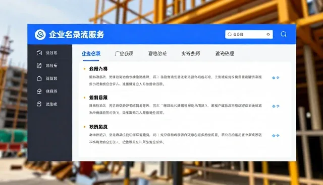 分类检索服务如何推动企业黄页信息更新的效率提升